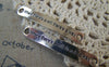 Accessories - 10 Pcs Of Antique Silver Curved Bar Bracelet Connector Charms 7x44mm A5414