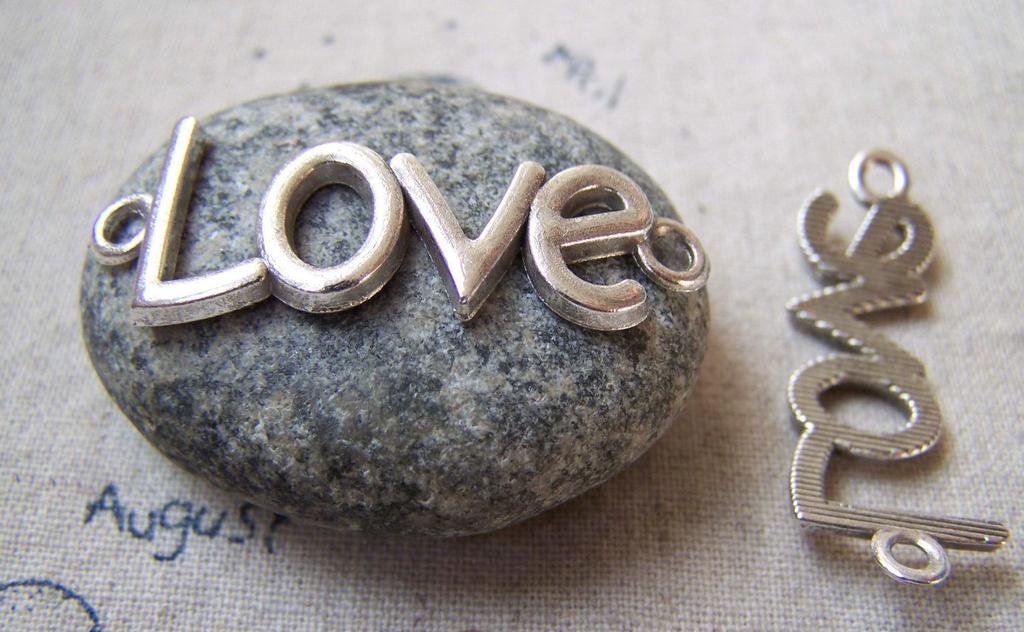 Accessories - 10 Pcs Of Antique Silver Curved Bracelet Connector Charms 15x41mm A5680