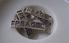 Accessories - 10 Pcs Of Antique Silver Curved Bracelet Connector Charms 6x28mm A5334