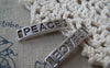 Accessories - 10 Pcs Of Antique Silver Curved Bracelet Connector Charms 6x28mm A5334