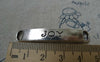 Accessories - 10 Pcs Of Antique Silver Curved Bracelet Connector Charms 8x48mm A6630