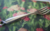 Accessories - 10 Pcs Of Antique Silver Dinner Fork Charms 8x55mm A2321