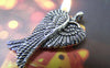 Accessories - 10 Pcs Of Antique Silver Double Angel Wing Charms 28mm A2273