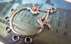 Accessories - 10 Pcs Of Antique Silver Dove Birds Chandelier Earring Drops Pendants 27x37mm A5142