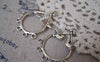Accessories - 10 Pcs Of Antique Silver Dove Birds Chandelier Earring Drops Pendants 27x37mm A5142