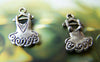 Accessories - 10 Pcs Of Antique Silver Dress Charms 12x20mm A2480