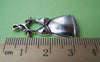 Accessories - 10 Pcs Of Antique Silver Dress Charms 17x34mm A1906