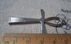 Accessories - 10 Pcs Of Antique Silver Egyptian Ankh Cross Charms Huge Size 29x55mm A886