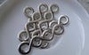 Accessories - 10 Pcs Of Antique Silver Figure 8 Connector Charms 10x44mm A7748