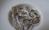 Accessories - 10 Pcs Of Antique Silver Figure 8 Connector Charms 8x23mm A4315