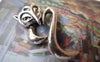 Accessories - 10 Pcs Of Antique Silver Filigree Fox Charms 19x34mm A7303