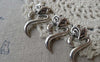 Accessories - 10 Pcs Of Antique Silver Filigree Fox Charms 19x34mm A7303