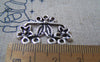 Accessories - 10 Pcs Of Antique Silver Filigree Leaf Flower Connector Charms  18x27mm A2915