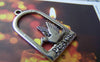 Accessories - 10 Pcs Of Antique Silver Filigree Peace Bird Charms 20x35mm A4942