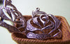 Accessories - 10 Pcs Of Antique Silver Filigree Rose Flower Charms 29x30mm A963