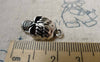 Accessories - 10 Pcs Of Antique Silver Filigree Skull Charms 13x20mm A6401