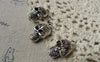 Accessories - 10 Pcs Of Antique Silver Filigree Skull Charms 13x20mm A6401