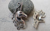Accessories - 10 Pcs Of Antique Silver Filigree Unicorn Charms 20x38mm A6698