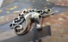 Accessories - 10 Pcs Of Antique Silver Filigree Unicorn Charms 20x38mm A6698