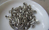 Accessories - 10 Pcs Of Antique Silver Flower Pot Charms 20x26mm A3129