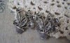 Accessories - 10 Pcs Of Antique Silver Flower Pot Charms 20x26mm A3129