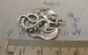 Accessories - 10 Pcs Of Antique Silver Flying Dragon Charms Pendant 27x34mm A6311