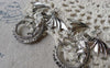 Accessories - 10 Pcs Of Antique Silver Flying Dragon Charms Pendants 43x47mm A7251