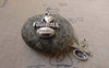 Accessories - 10 Pcs Of Antique Silver Football Charms 18x20mm A6244