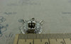 Accessories - 10 Pcs Of Antique Silver Grizzly Bear Charms Pendants 17x20mm A5989