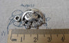 Accessories - 10 Pcs Of Antique Silver Half Sun Moon Face Charms 20x26mm A7037