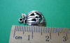 Accessories - 10 Pcs Of Antique Silver Halloween Pumpkin Charms 16x18mm A1087