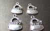 Accessories - 10 Pcs Of Antique Silver Handbag Charms Pendants 14x20mm A856