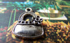 Accessories - 10 Pcs Of Antique Silver Handbag Charms Pendants 14x20mm A856