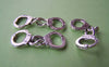 Accessories - 10 Pcs Of Antique Silver Handcuff Charms Double Sided 12x32mm A858