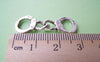 Accessories - 10 Pcs Of Antique Silver Handcuff Charms Double Sided 12x32mm A858