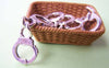 Accessories - 10 Pcs Of Antique Silver Handcuff Charms Double Sided 12x32mm A858