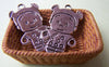 Accessories - 10 Pcs Of Antique Silver Happy Girl Charms Double Sided 25mm A1527