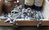 Accessories - 10 Pcs Of Antique Silver Honey Bee Charms Pendants 12x22mm A1970