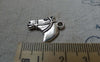 Accessories - 10 Pcs Of Antique Silver Horse Head Charms 19x21mm A6327