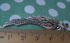 Accessories - 10 Pcs Of Antique Silver Huge Parrot Pendant Charms 15x55mm A810