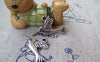 Accessories - 10 Pcs Of Antique Silver Hummingbird Charms 13x25mm A829