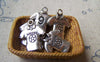Accessories - 10 Pcs Of Antique Silver Jersey Shirts No. 9 Charms 15x18mm A1349