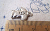Accessories - 10 Pcs Of Antique Silver Jersey Shirts No. 9 Charms 15x18mm A1349