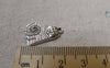 Accessories - 10 Pcs Of Antique Silver Kitten Cat Charms 14x20mm A6023