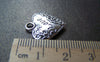 Accessories - 10 Pcs Of Antique Silver Lace Love Heart Charms Pendants 18x20mm A1962