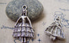Accessories - 10 Pcs Of Antique Silver Lady In Dress Pendants 21x35mm A2894