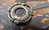 Accessories - 10 Pcs Of Antique Silver Life Saving Life Ring Charms 22x24mm A6562