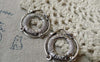Accessories - 10 Pcs Of Antique Silver Life Saving Life Ring Charms 22x24mm A6562