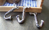 Accessories - 10 Pcs Of Antique Silver Little Saxphone Musical Instrument Charms 9.5x21mm A2793