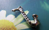 Accessories - 10 Pcs Of Antique Silver Little Saxphone Musical Instrument Charms 9.5x21mm A2793